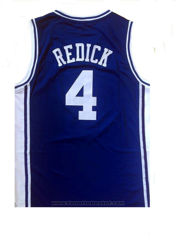 Maglia NCAA Duke Blue Devils J.J. Redick #4 Blu